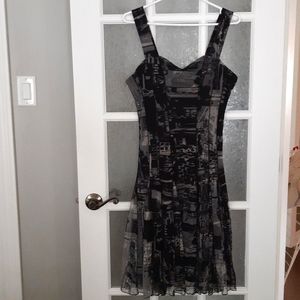 2 For 25$***Tango Mango Black and Grey Dress